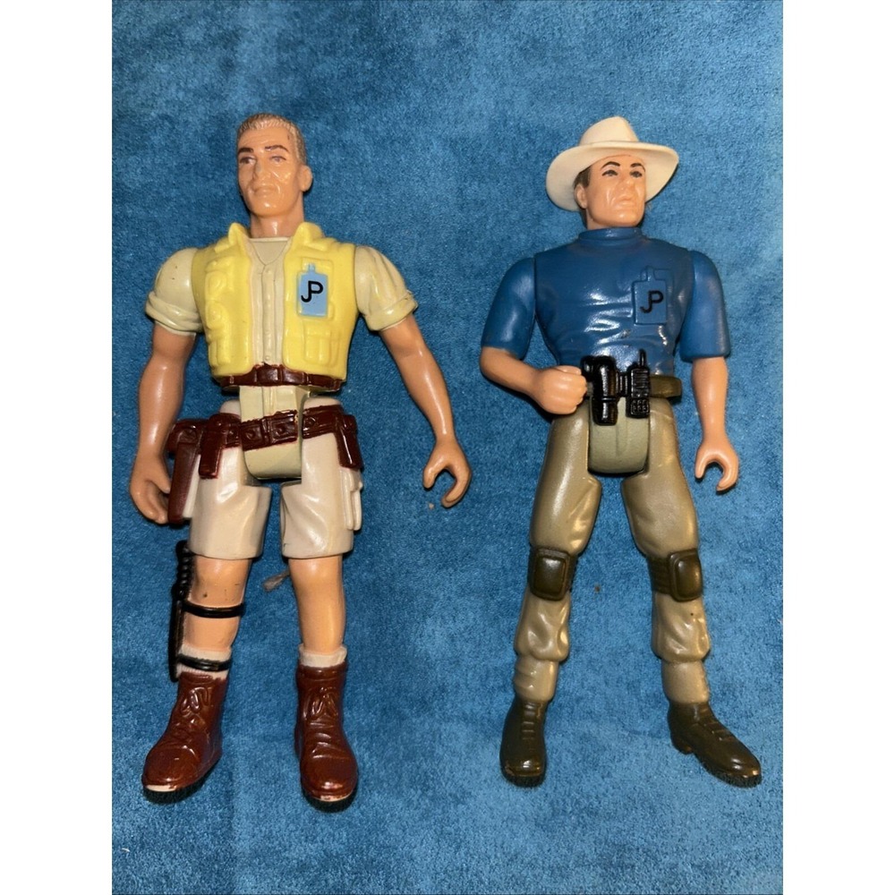 Jurassic Park Action Figure Robert MULDOON & GRANT Kenner Series I 1993